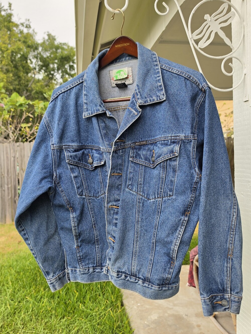 Vintage Mac Sport Classic Trucker Denim Men's Jean Jacket SZ L